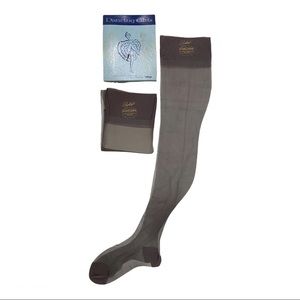 Vintage 2 Pairs Starlight Nylon Stockings Thigh High Hosiery Retro Garter Sexy